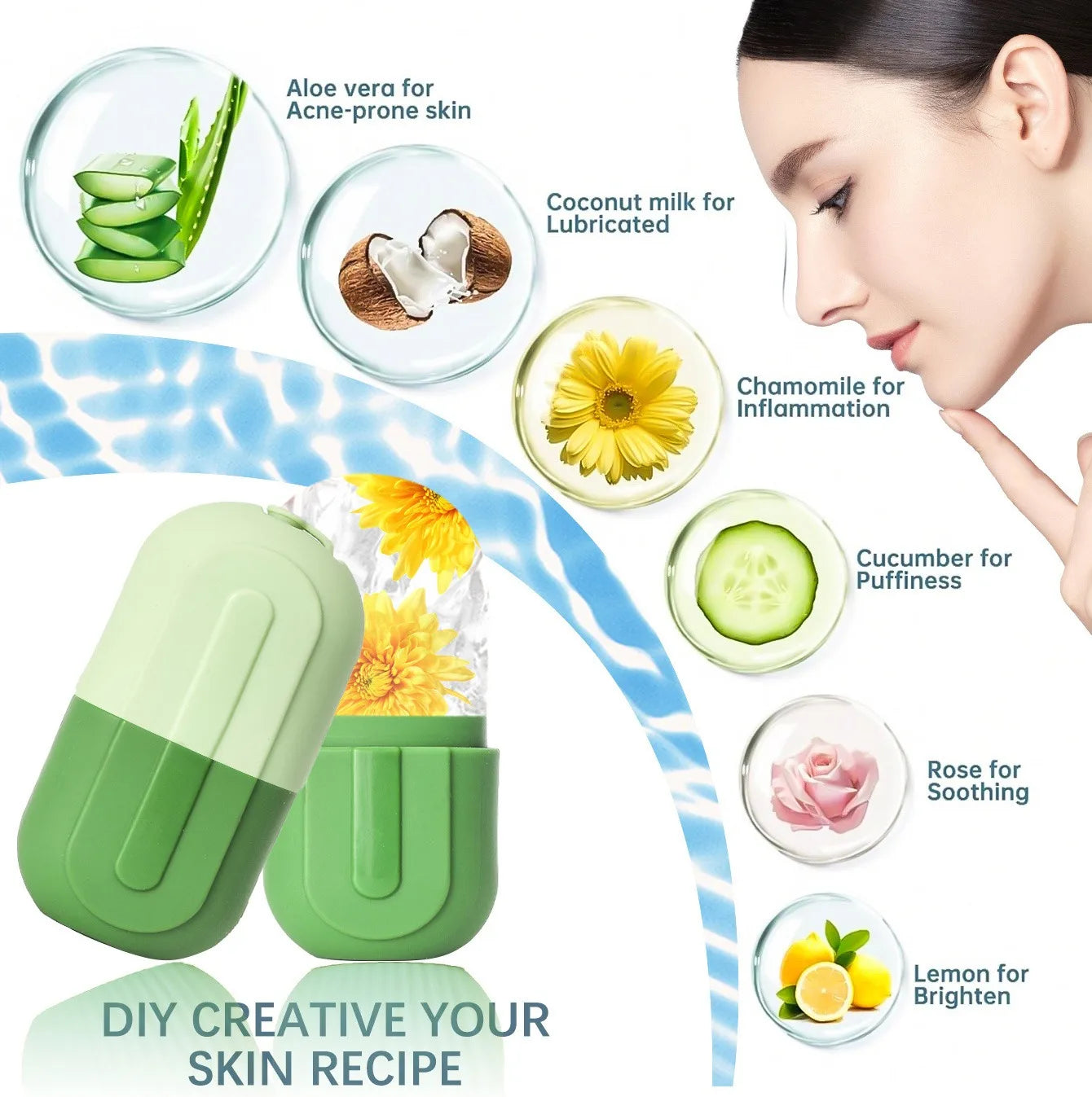 Radiant Glow Ice Facial Massager™